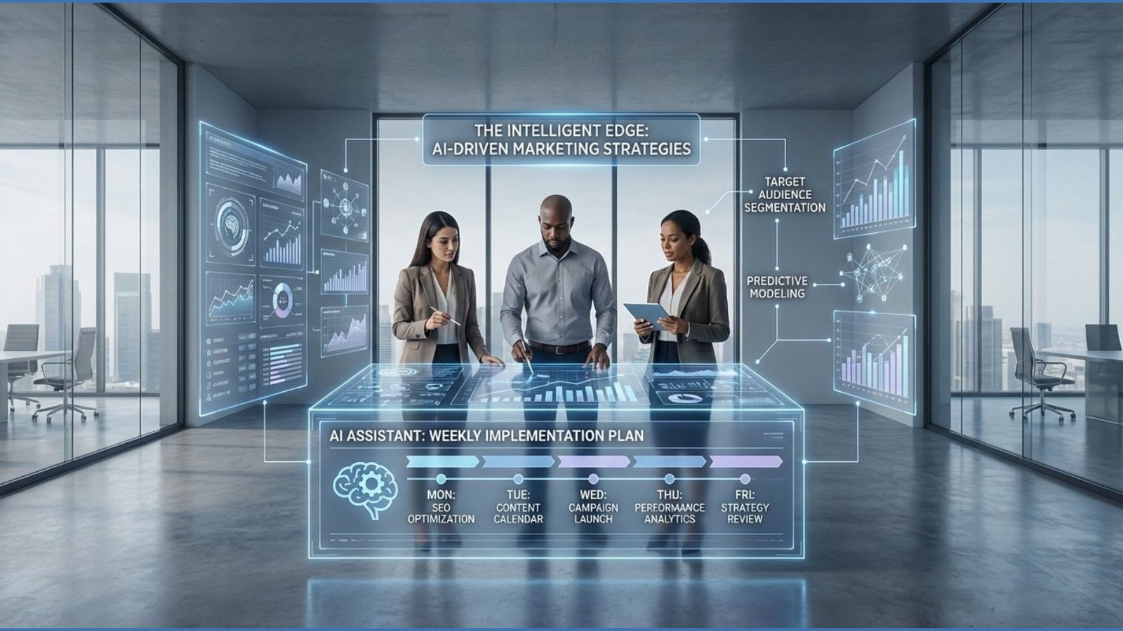 AI как маркетинговый ассистент: недельный план по внедрению