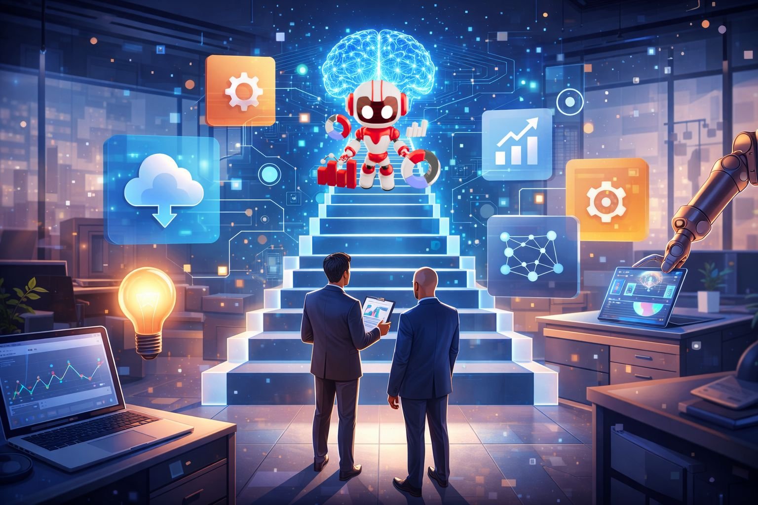 ИИ для автоматизации. Пошаговый план внедрения: с чего начать завтра