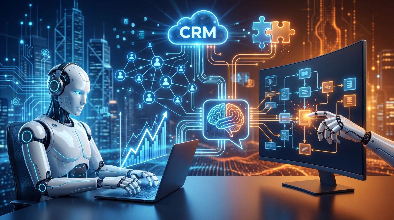 Инструментарий: CRM, Нейросети и «Клей» (No-code)