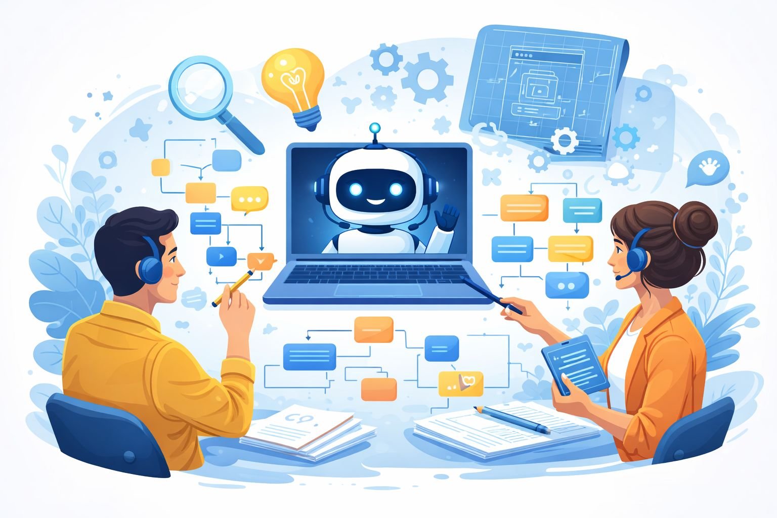 Логика и архитектура чат-бота не открывайте конструктор сразу