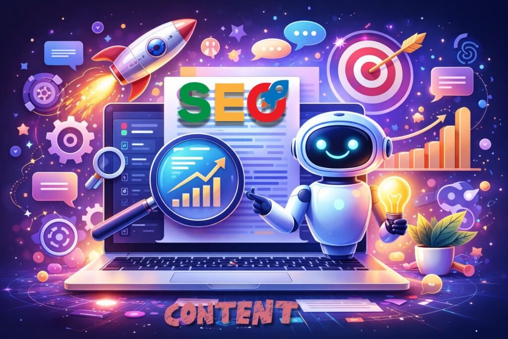 SEO с помощью ИИ: как писать статьи, которые ранжируются SEO с помощью ИИ: как писать статьи, которые ранжируются